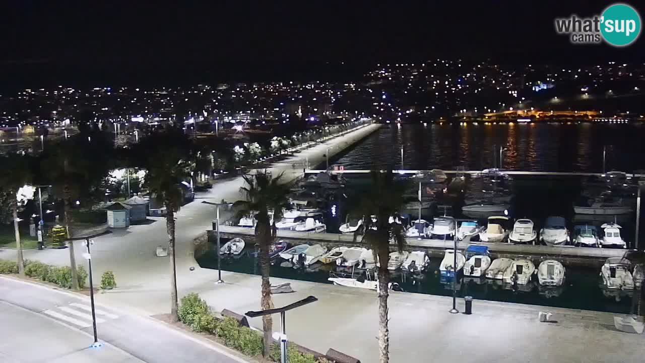Web kamera Koper – marina i promenada – hotel Grand Koper