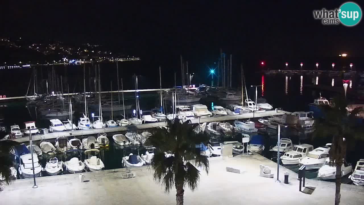 Webcam Capodistria – marina e lungo mare dall’Hotel Grand Koper