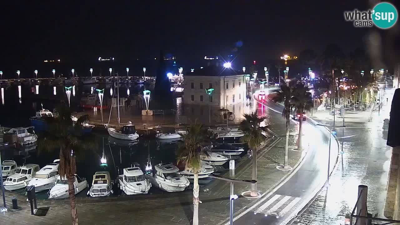 Webcam Capodistria – marina e lungo mare dall’Hotel Grand Koper