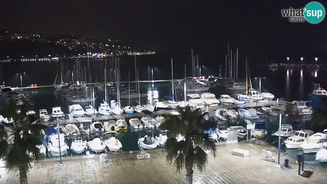 Webcam Capodistria – marina e lungo mare dall’Hotel Grand Koper