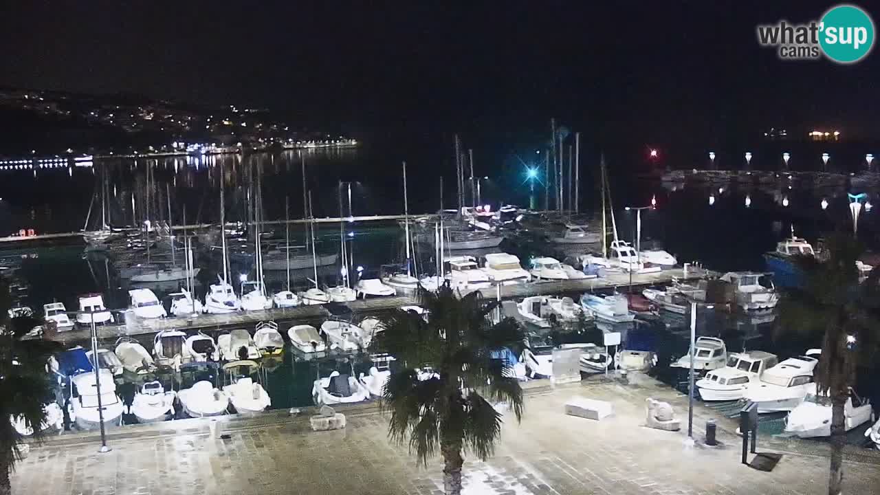 Webcam Capodistria – marina e lungo mare dall’Hotel Grand Koper