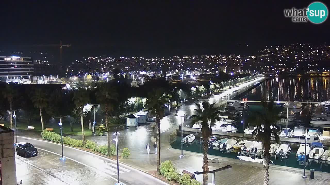 Spletna kamera Koper – Panorama na marino in promenado s Hotela Grand Koper