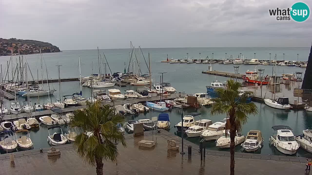 Spletna kamera Koper – Panorama na marino in promenado s Hotela Grand Koper