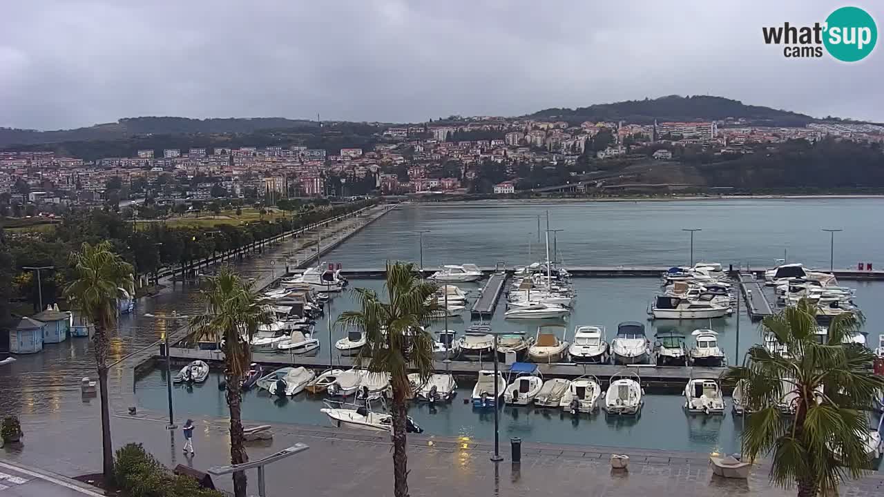 Webcam en vivo del Puerto de Koper – puerto de carga y cruceros – Eslovenia