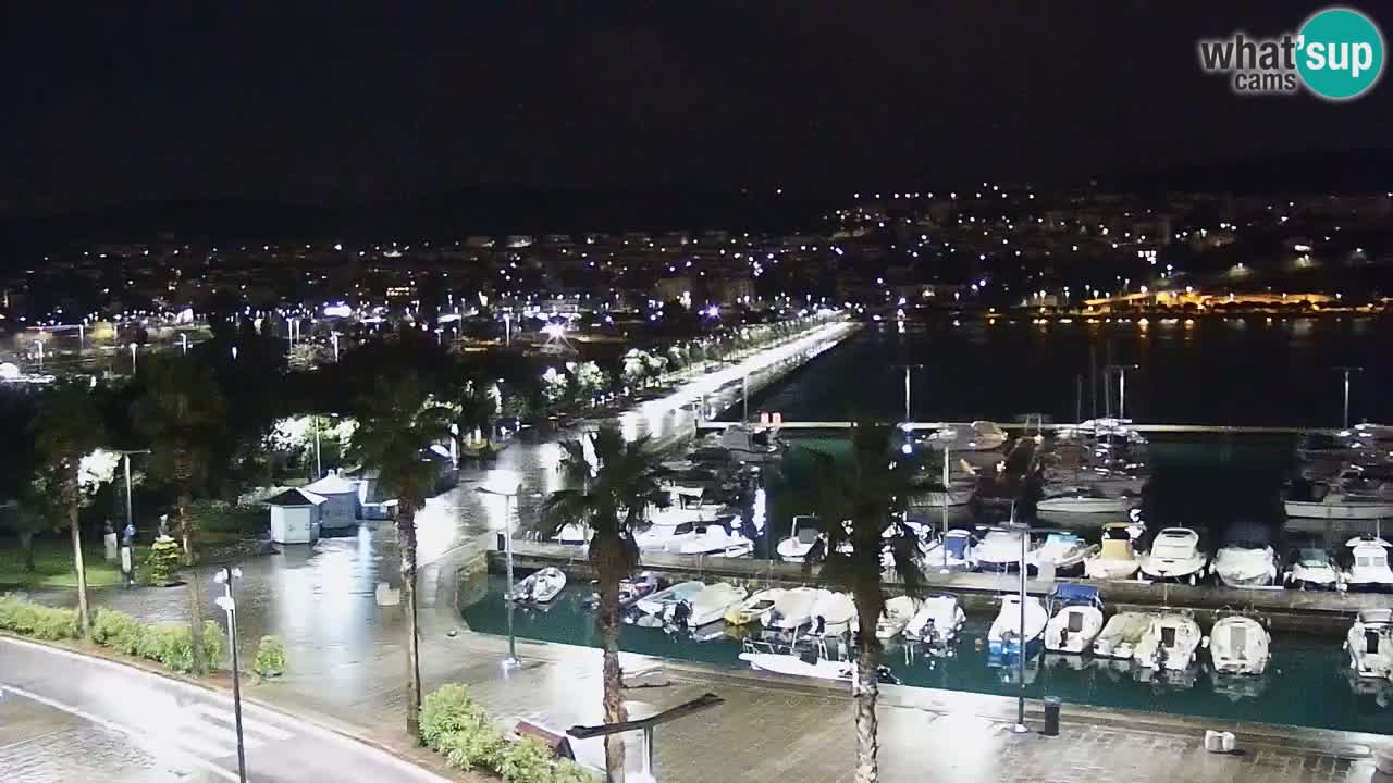 Web kamera Koper – marina i promenada – hotel Grand Koper