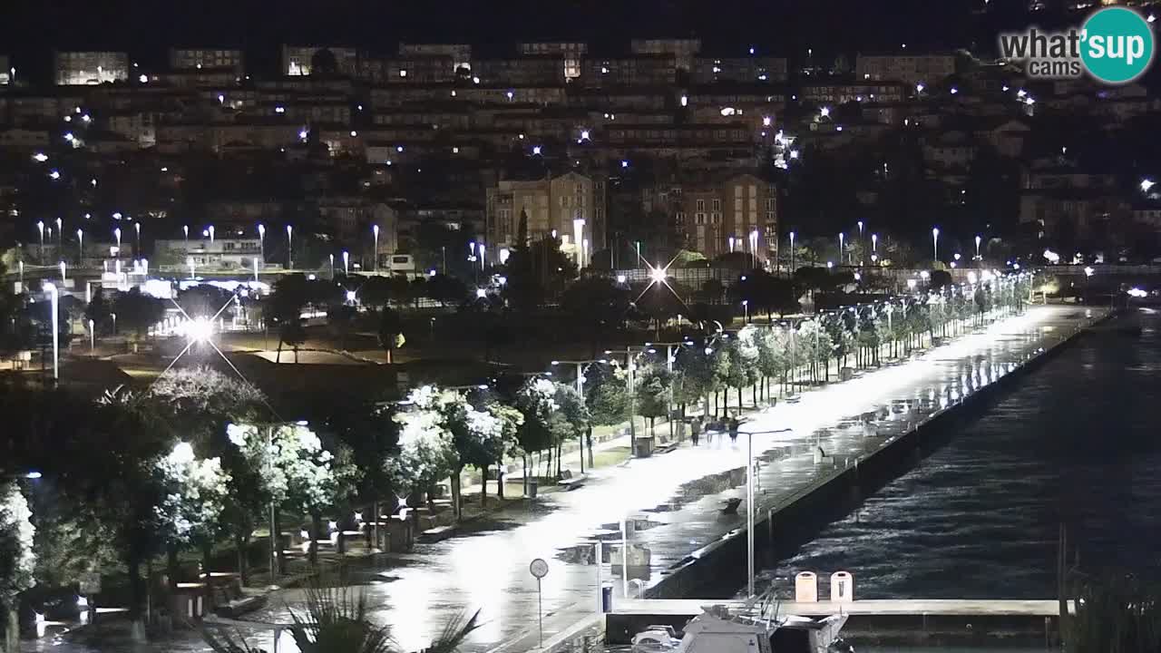 Webcam Koper – Panorama of the marina and promenade from the Grand Hotel Koper