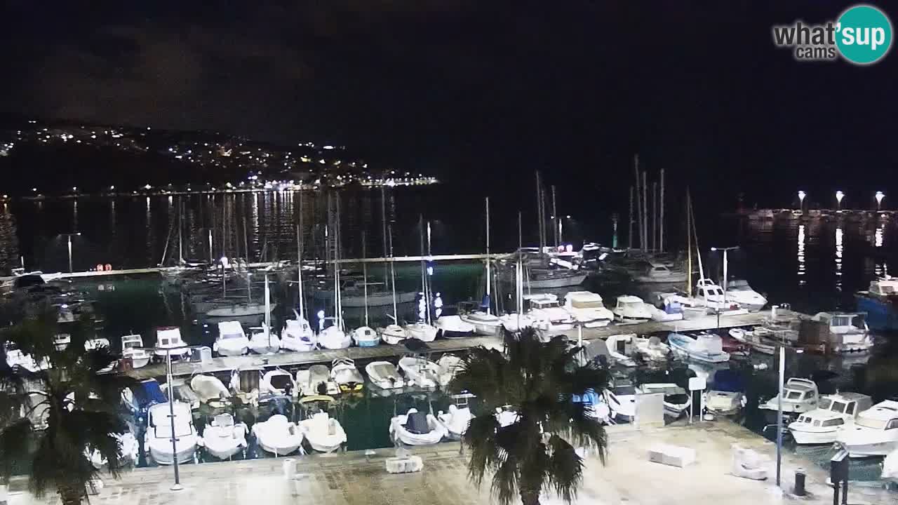 Webcam Capodistria – marina e lungo mare dall’Hotel Grand Koper