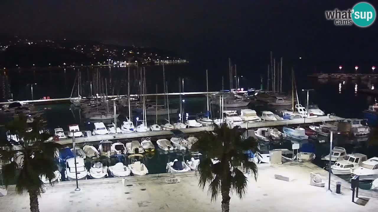 Webcam Capodistria – marina e lungo mare dall’Hotel Grand Koper