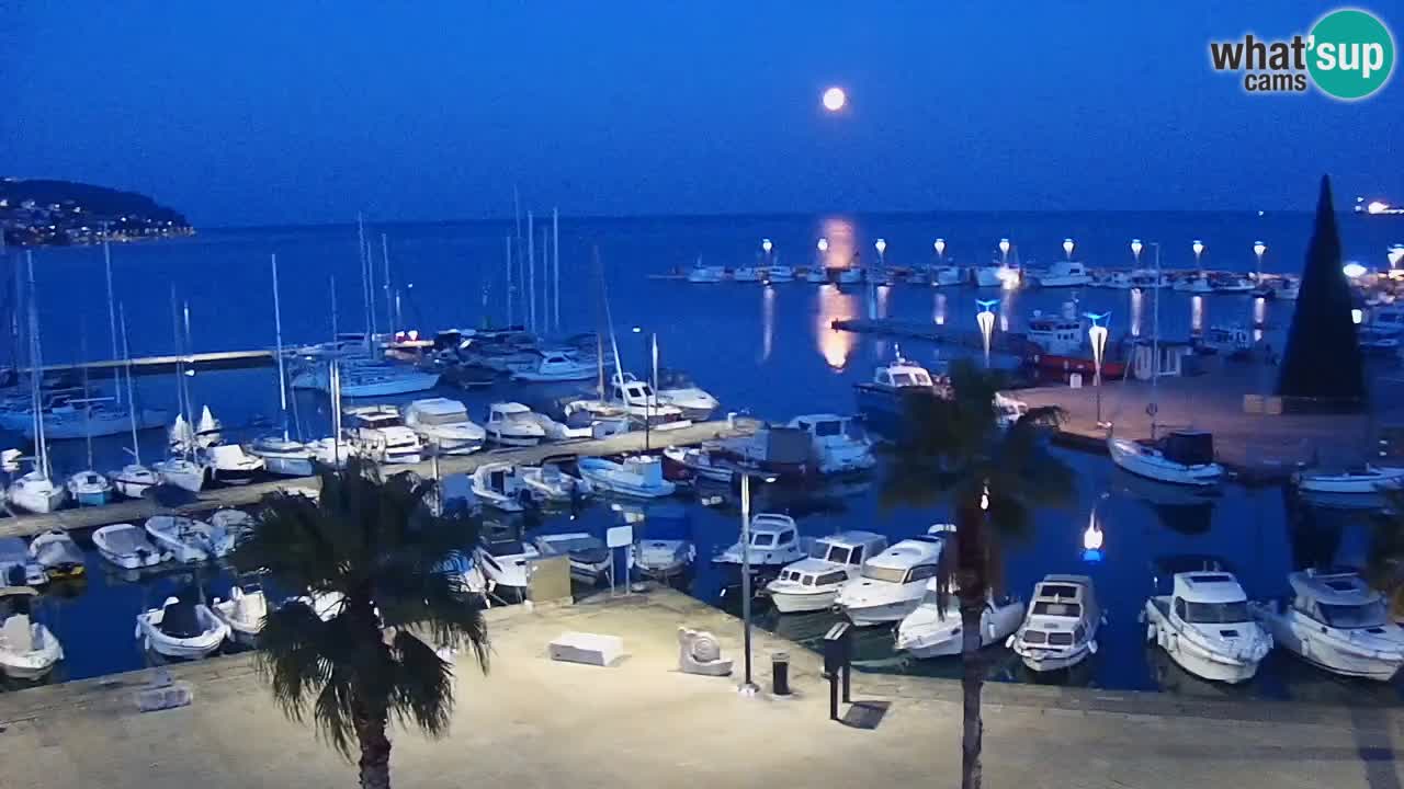 Web kamera Koper – marina i promenada – hotel Grand Koper