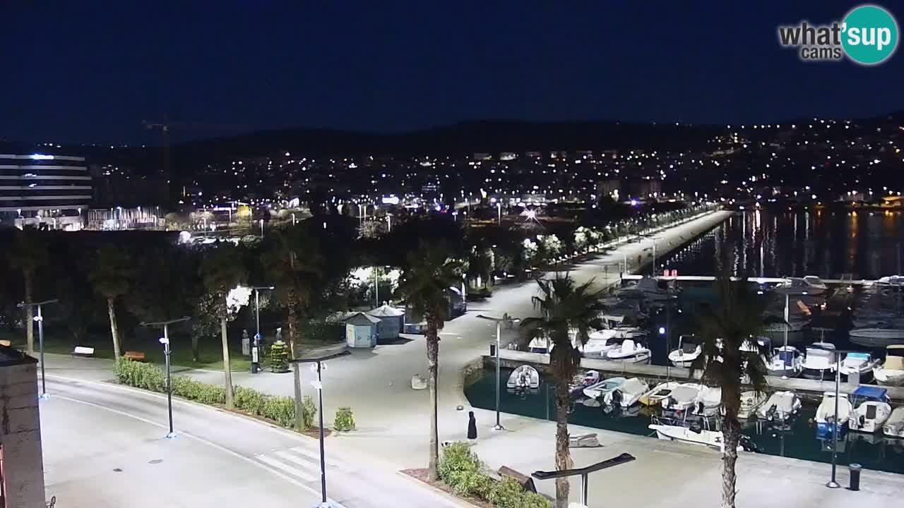 Web kamera Koper – marina i promenada – hotel Grand Koper