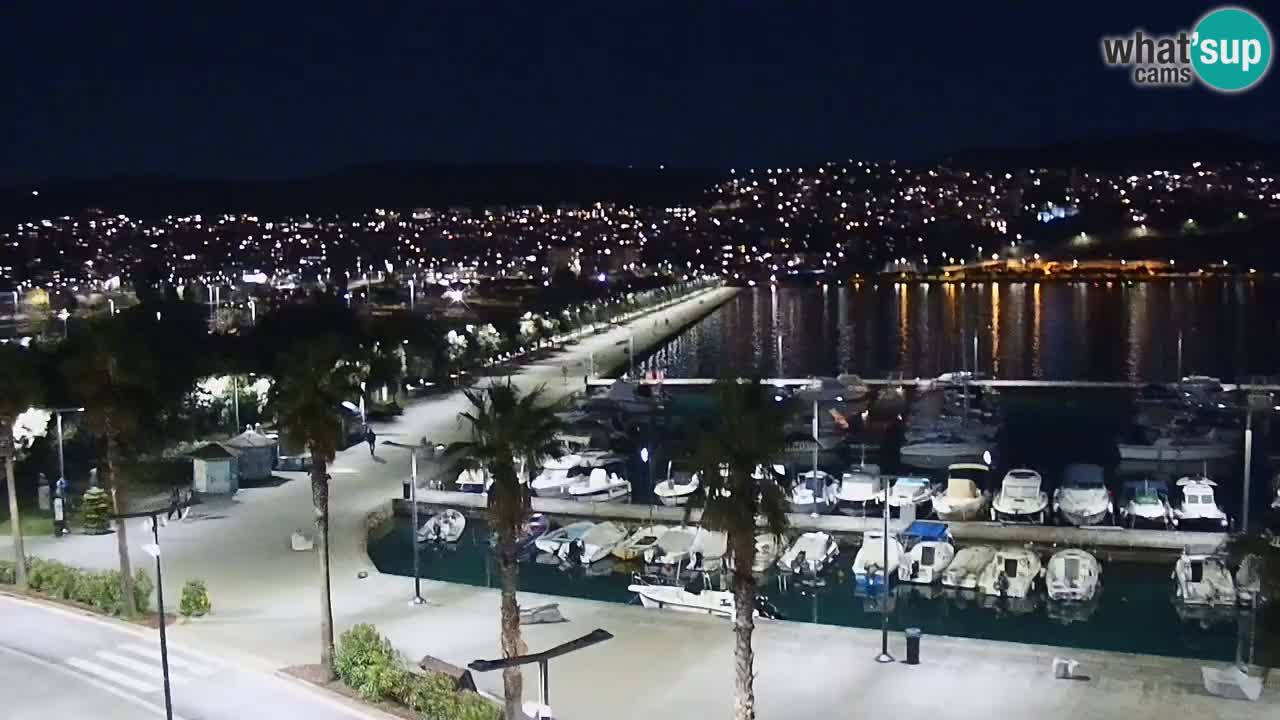 Spletna kamera Koper – Panorama na marino in promenado s Hotela Grand Koper