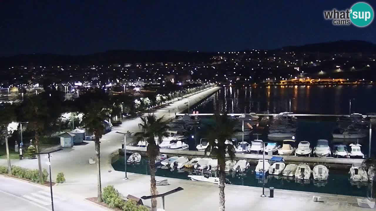 Webcam en direct du port de Koper – port de croisière et de fret – Slovénie