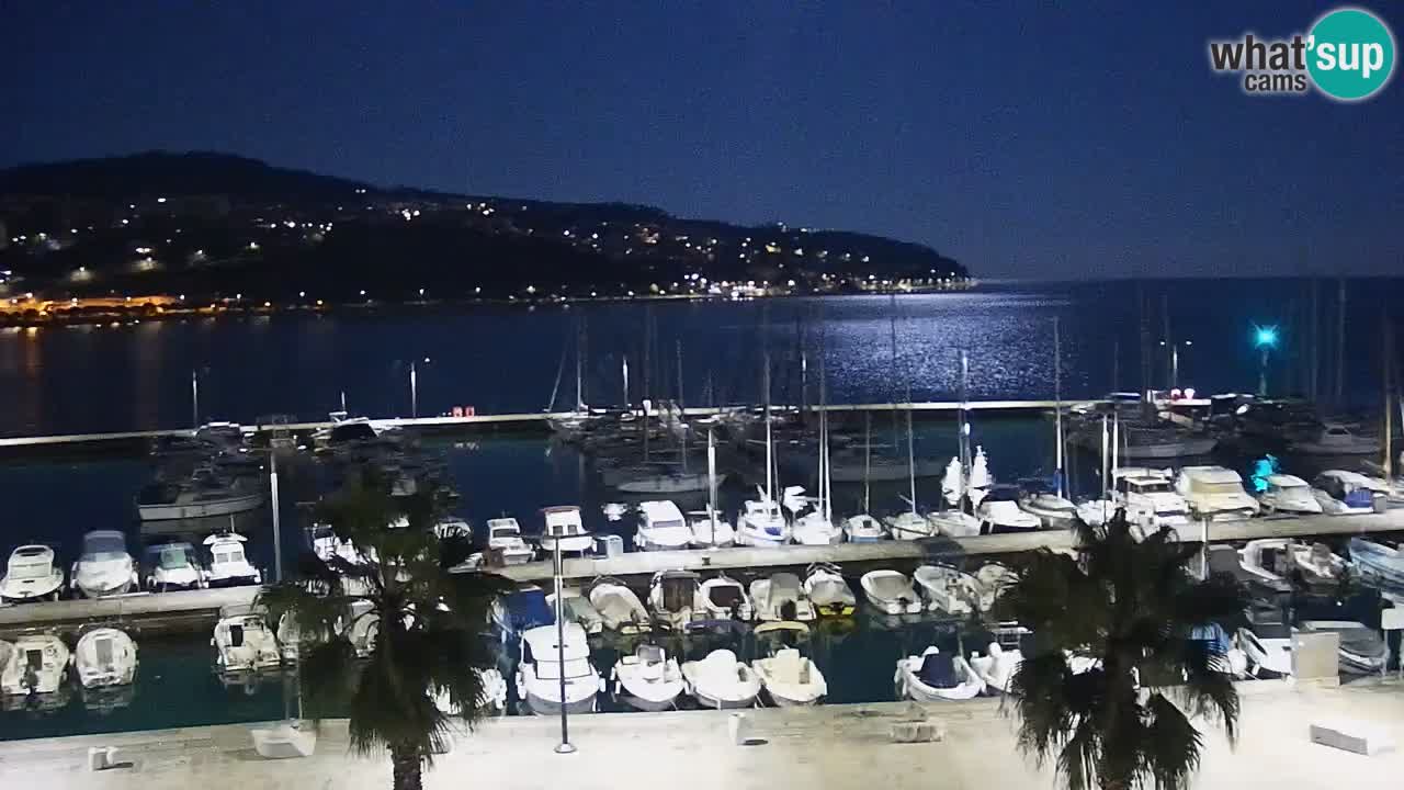 Web kamera Koper – marina i promenada – hotel Grand Koper