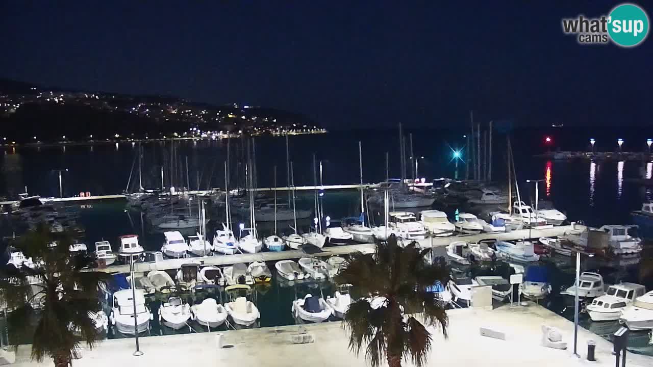 Webcam Capodistria – marina e lungo mare dall’Hotel Grand Koper