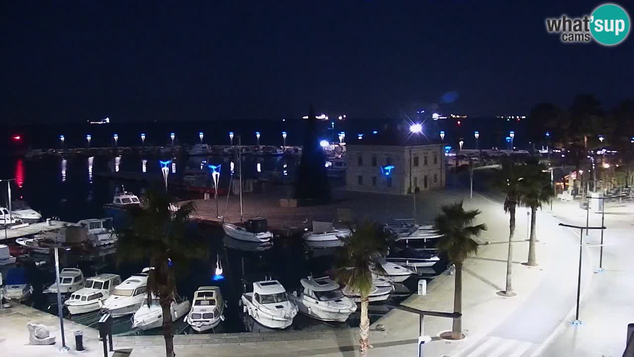 Webcam Capodistria – marina e lungo mare dall’Hotel Grand Koper