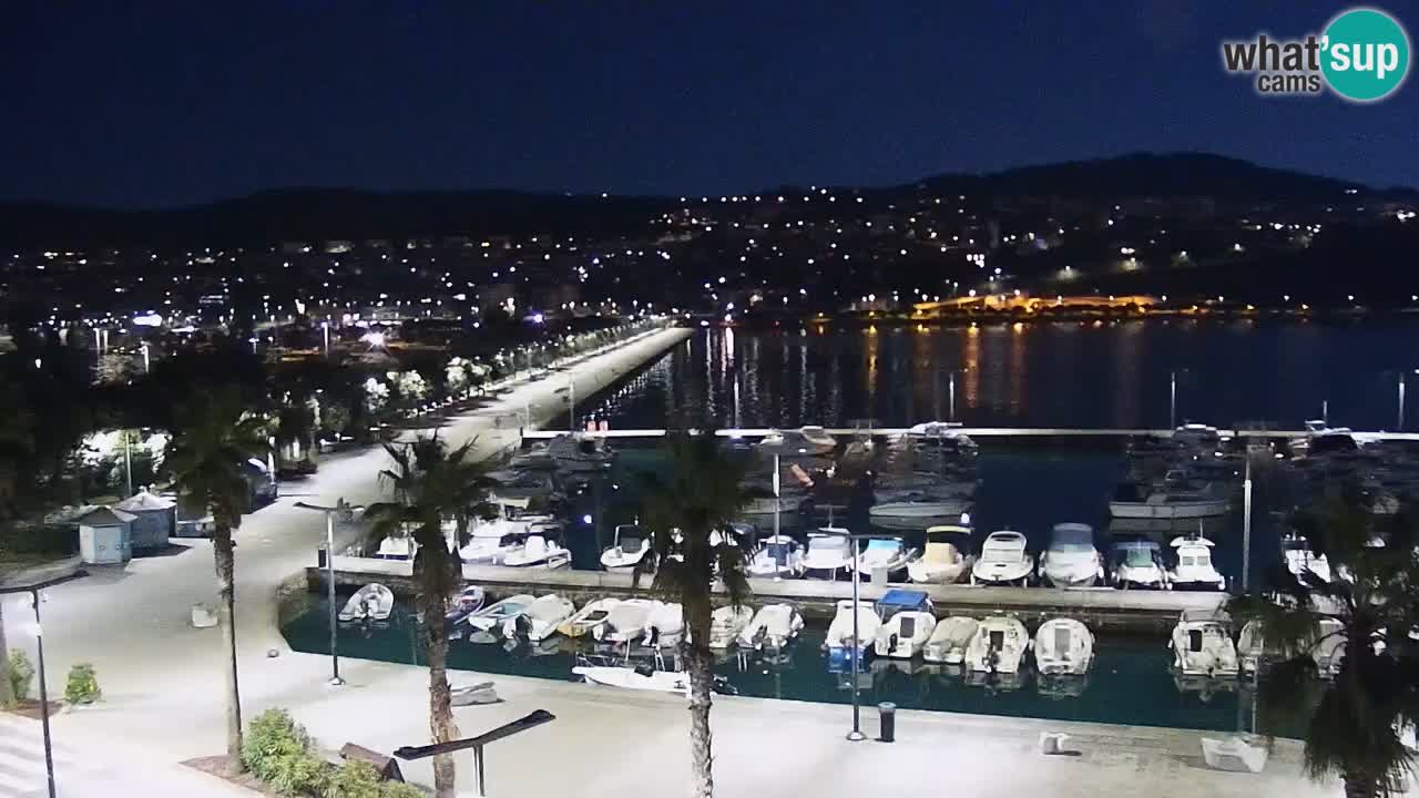 Web kamera Koper – marina i promenada – hotel Grand Koper