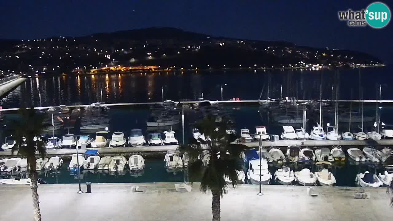 Webcam Capodistria – marina e lungo mare dall’Hotel Grand Koper