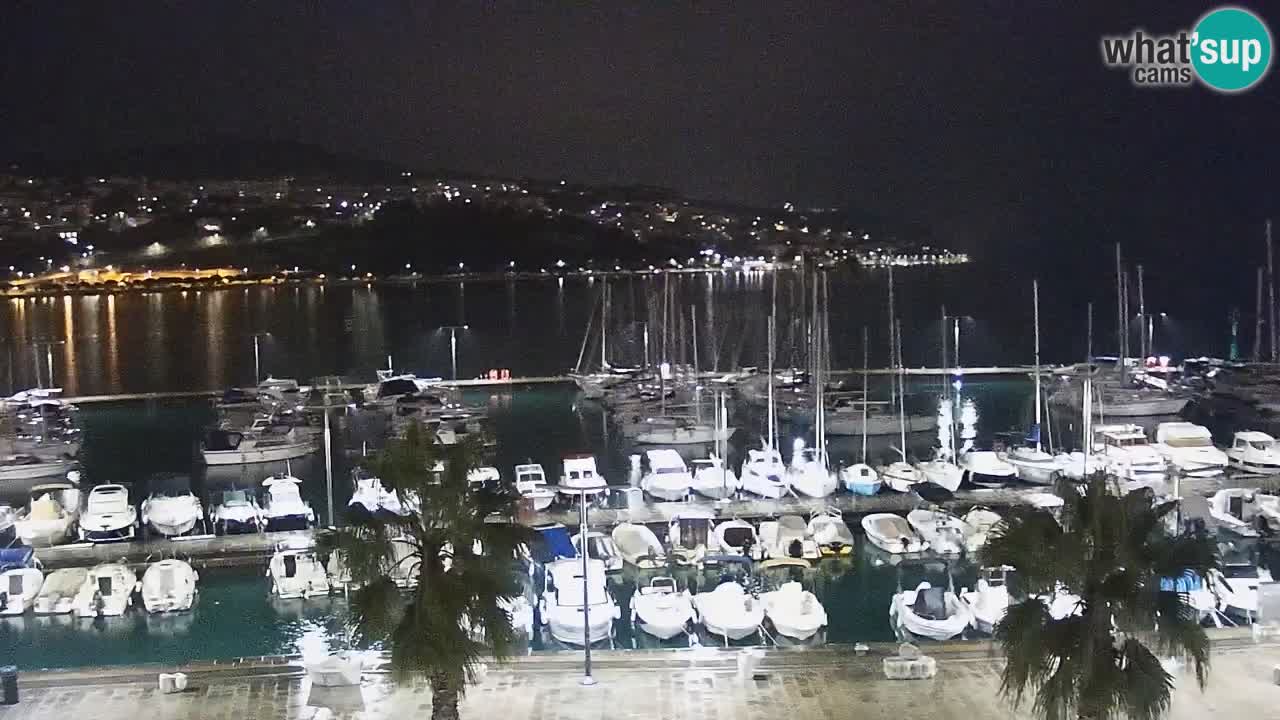 Spletna kamera Koper – Panorama na marino in promenado s Hotela Grand Koper