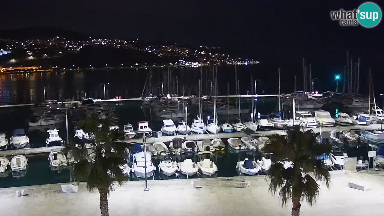 Spletna kamera Koper – Panorama na marino in promenado s Hotela Grand Koper