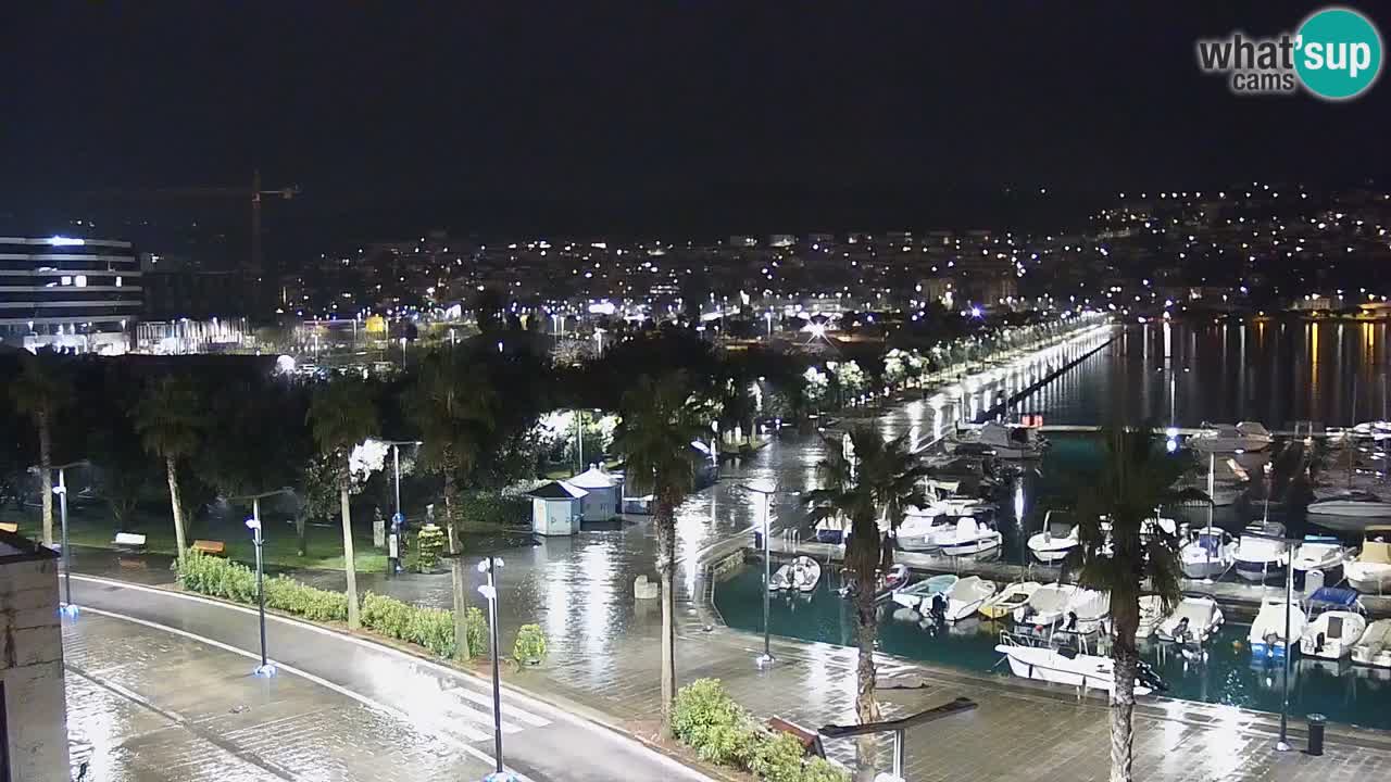 Web kamera Koper – marina i promenada – hotel Grand Koper