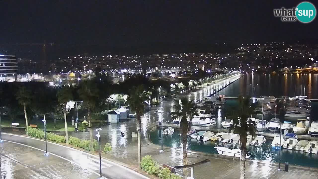 Spletna kamera Koper – Panorama na marino in promenado s Hotela Grand Koper