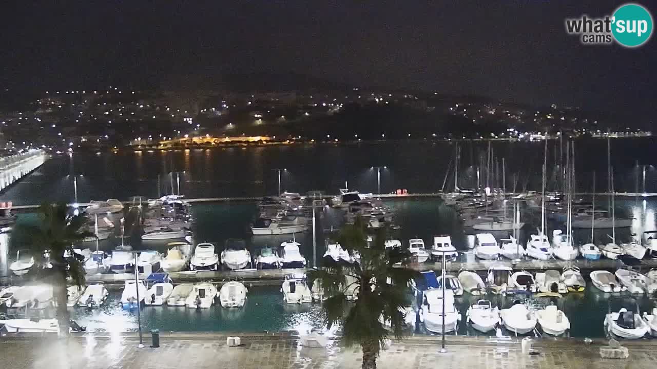 Web kamera Koper – marina i promenada – hotel Grand Koper