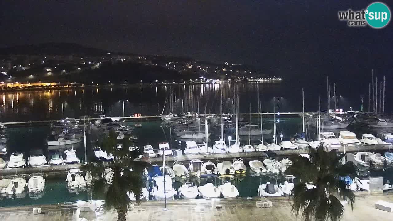Webcam Capodistria – marina e lungo mare dall’Hotel Grand Koper