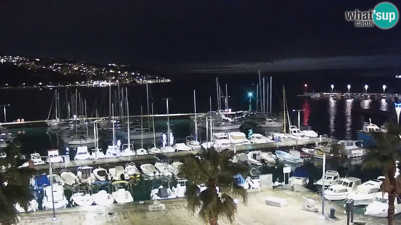 Webcam Capodistria – marina e lungo mare dall’Hotel Grand Koper
