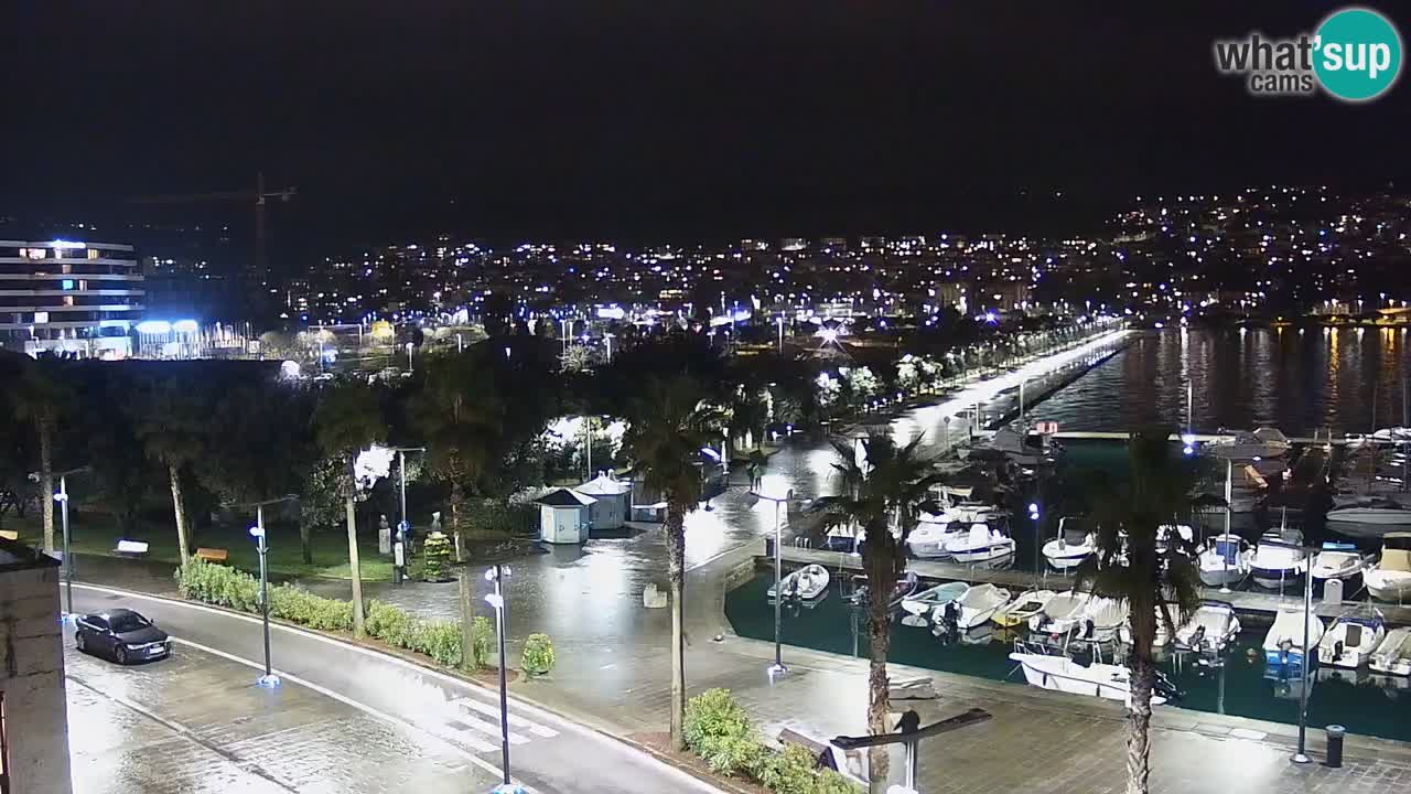 Camera en vivo Koper – puerto deportivo y paseo marítimo desde el Hotel Grand Koper