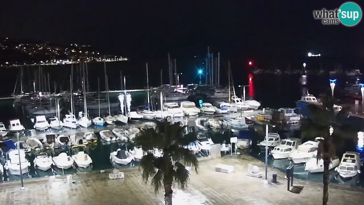 Spletna kamera Koper – Panorama na marino in promenado s Hotela Grand Koper