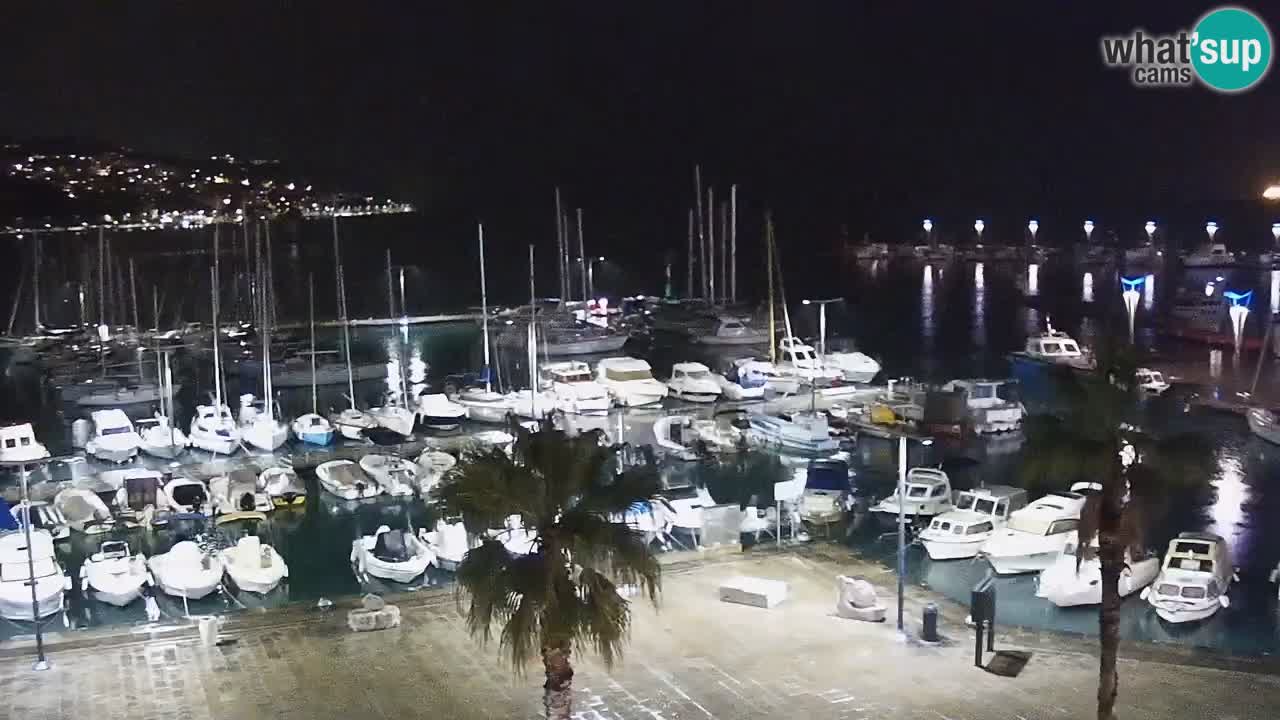 Webcam Capodistria – marina e lungo mare dall’Hotel Grand Koper