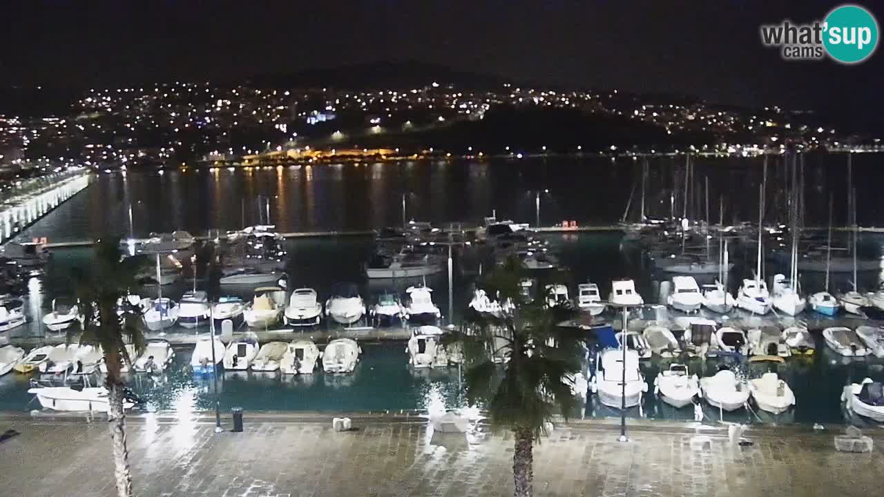 Web kamera Koper – marina i promenada – hotel Grand Koper