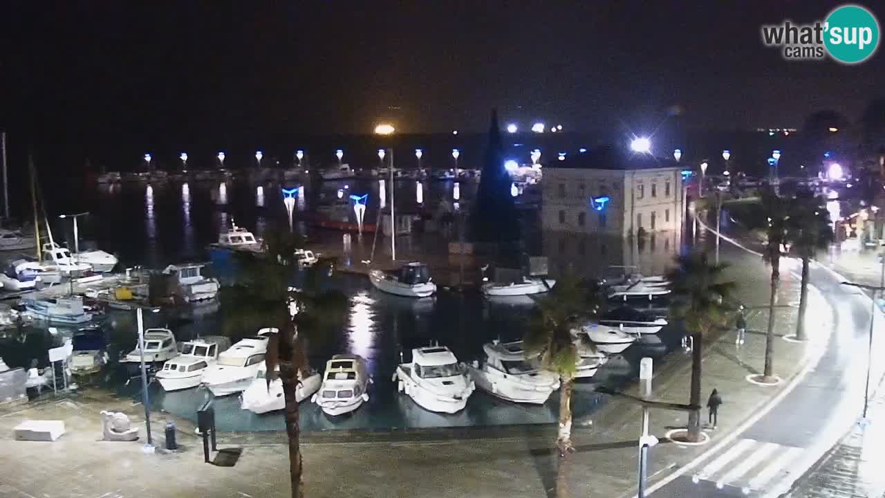 Webcam Capodistria – marina e lungo mare dall’Hotel Grand Koper