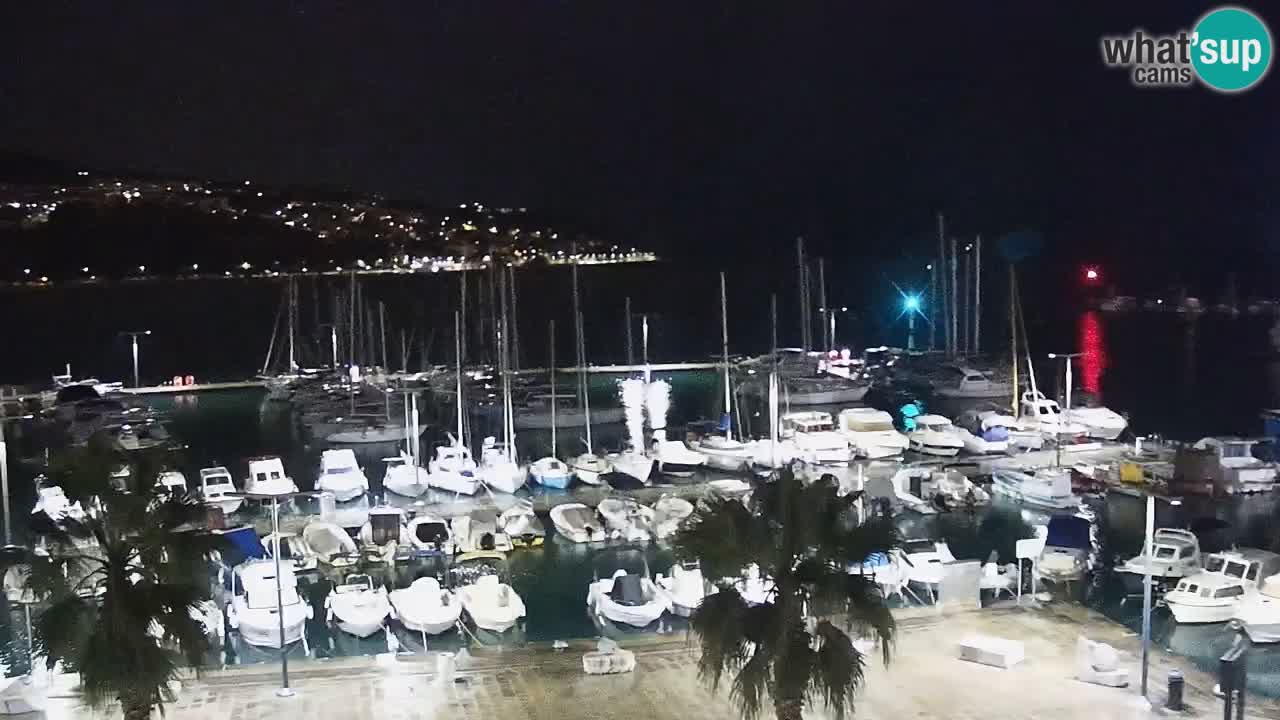 Spletna kamera Koper – Panorama na marino in promenado s Hotela Grand Koper