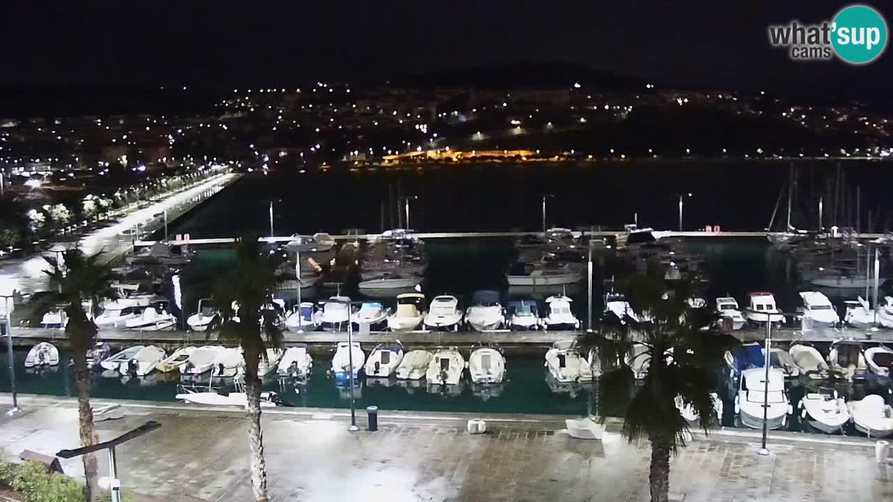 Webcam Capodistria – marina e lungo mare dall’Hotel Grand Koper