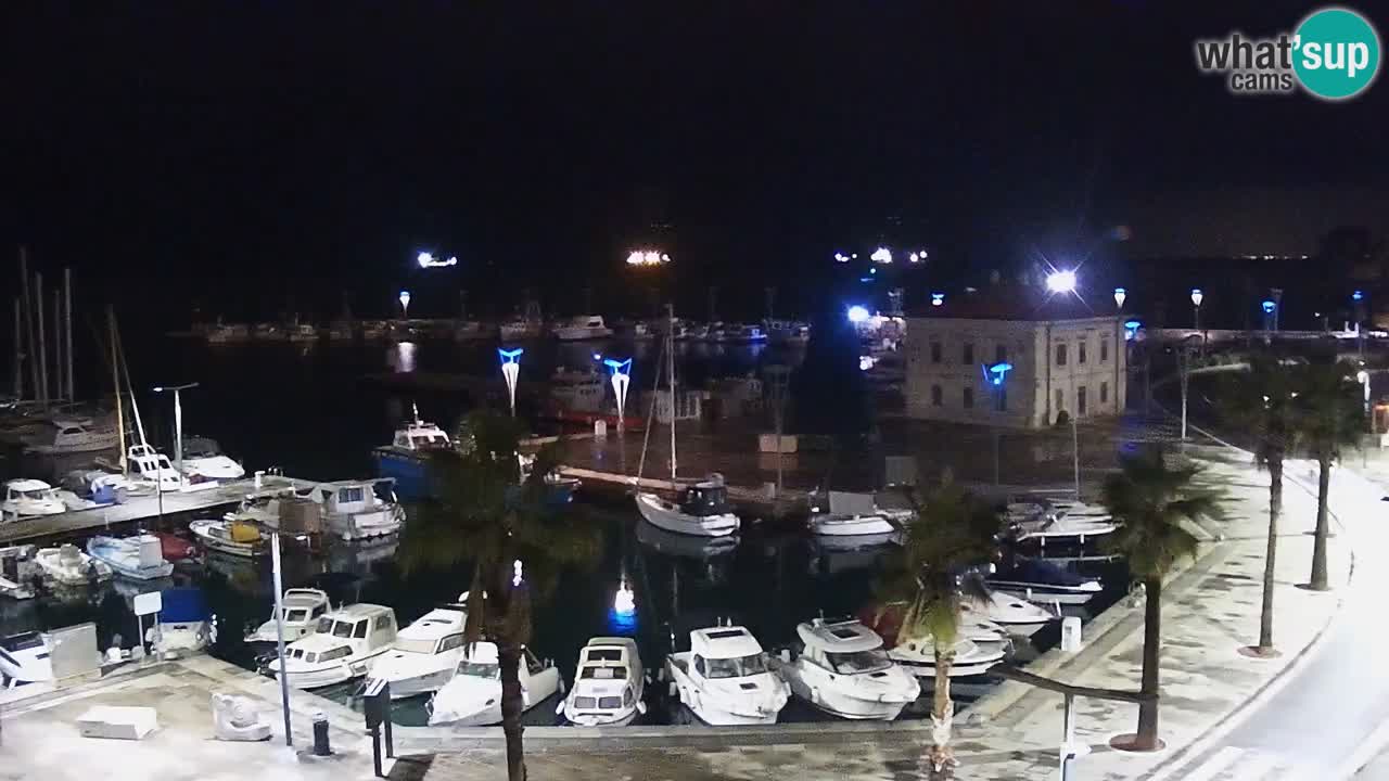 Web kamera Koper – marina i promenada – hotel Grand Koper