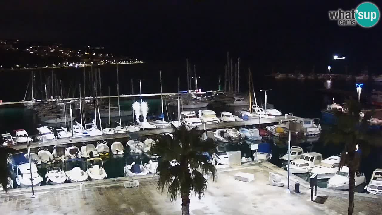 Web kamera Koper – marina i promenada – hotel Grand Koper