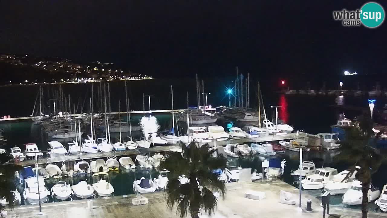 Webcam Capodistria – marina e lungo mare dall’Hotel Grand Koper