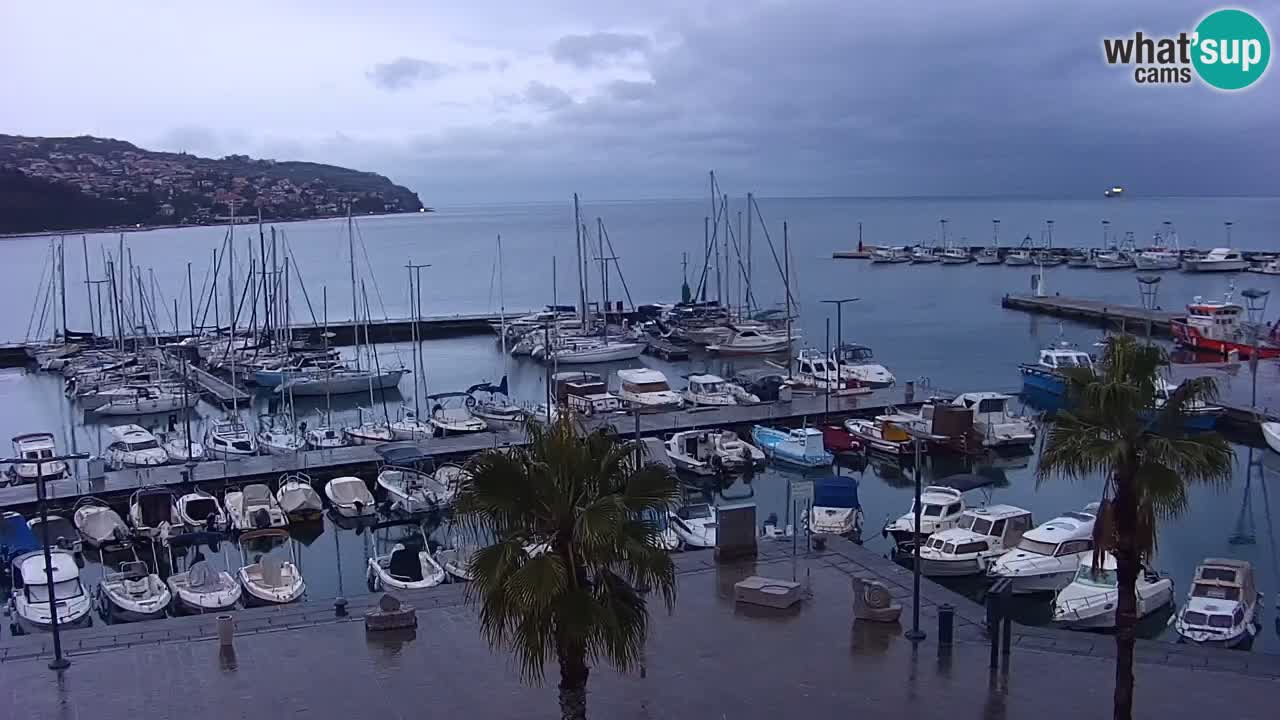 Webcam Capodistria – marina e lungo mare dall’Hotel Grand Koper