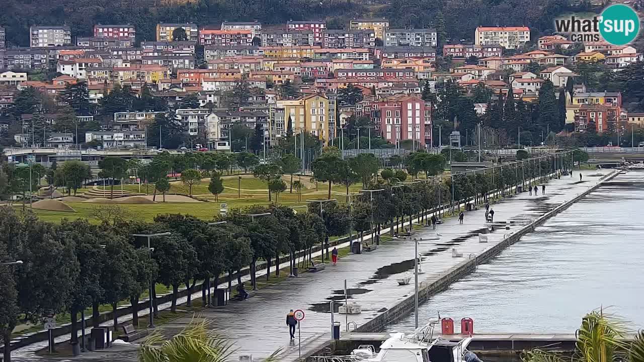 Web kamera Koper – marina i promenada – hotel Grand Koper