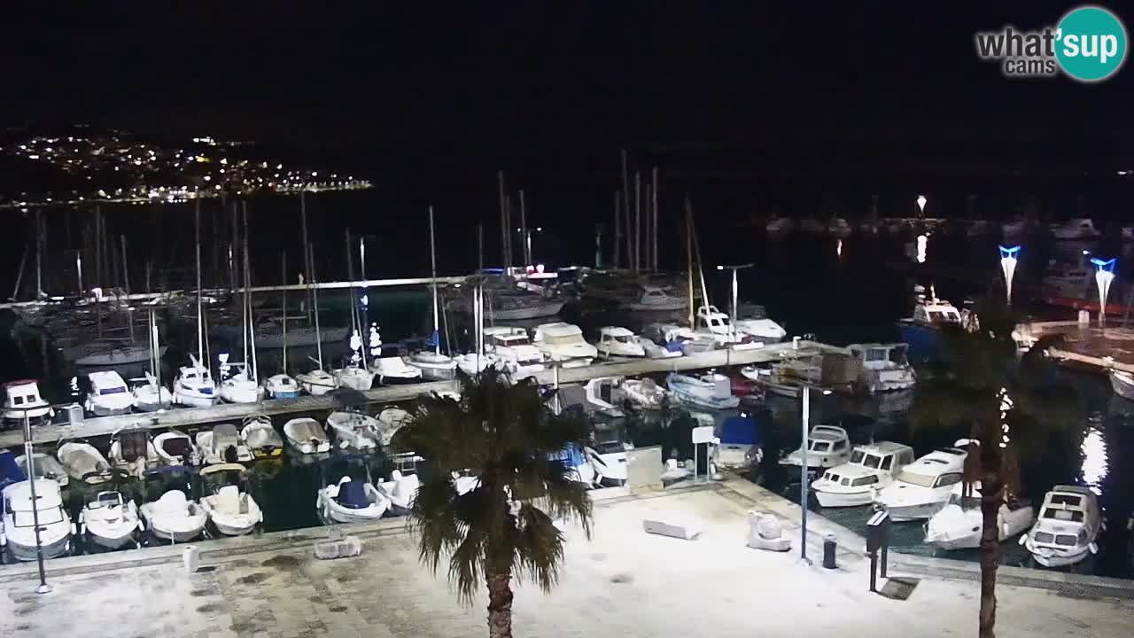 Camera en vivo Koper – puerto deportivo y paseo marítimo desde el Hotel Grand Koper