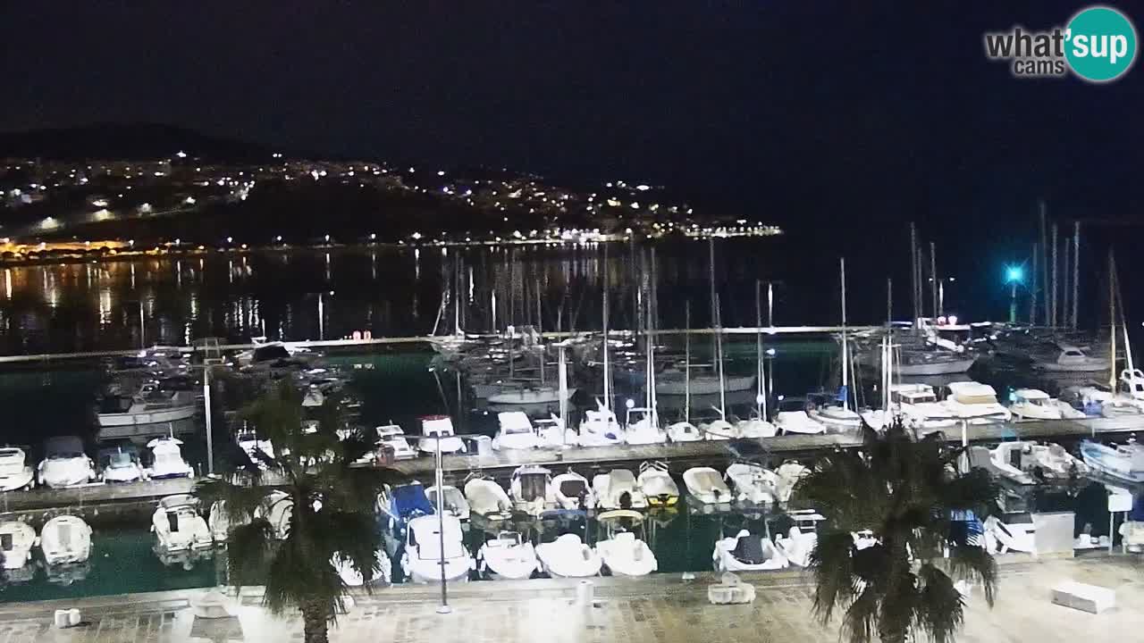 Webcam Capodistria – marina e lungo mare dall’Hotel Grand Koper