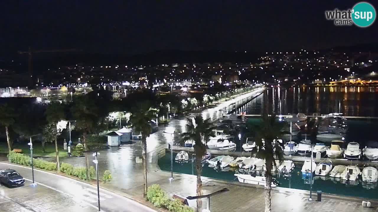 Spletna kamera Luka Koper v živo – Potniški terminal in tovorno pristanišče – Slovenija