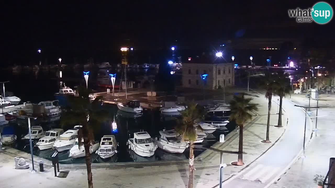 Camera en vivo Koper – puerto deportivo y paseo marítimo desde el Hotel Grand Koper