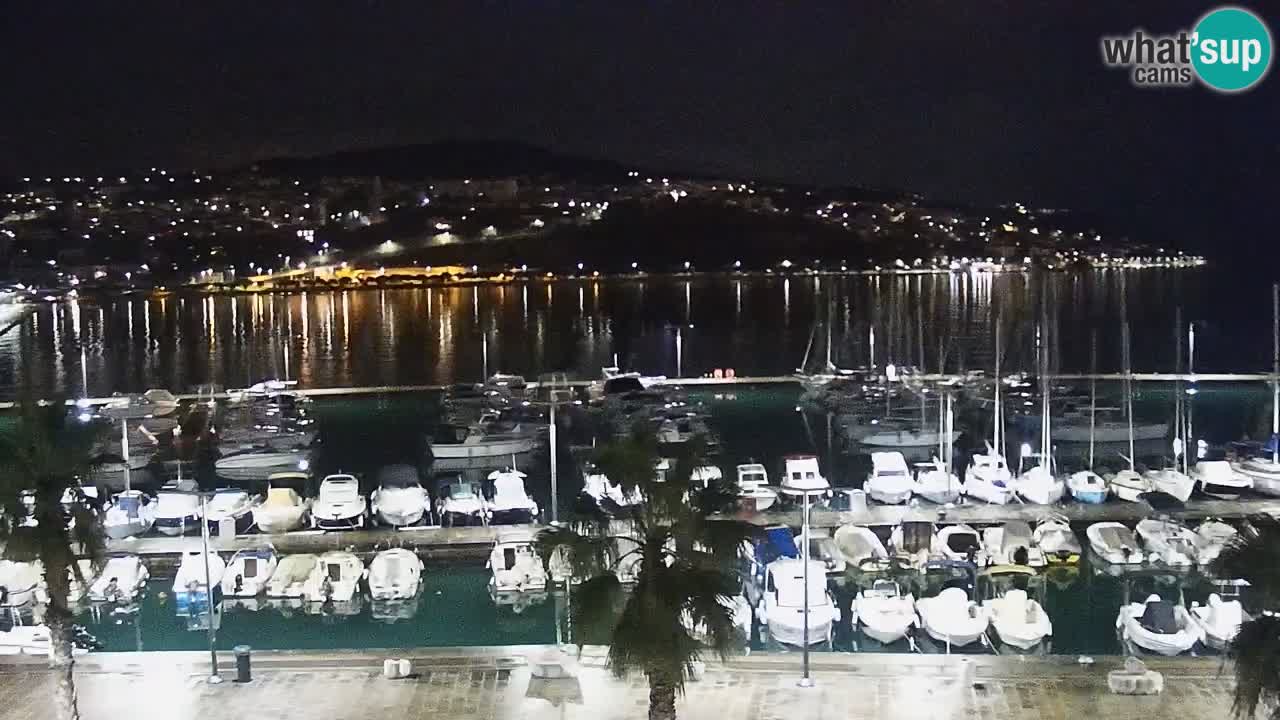 Camera en vivo Koper – puerto deportivo y paseo marítimo desde el Hotel Grand Koper