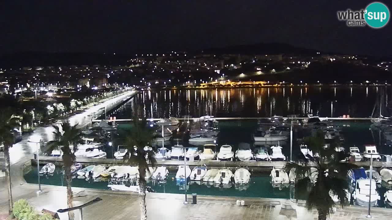 Camera en vivo Koper – puerto deportivo y paseo marítimo desde el Hotel Grand Koper