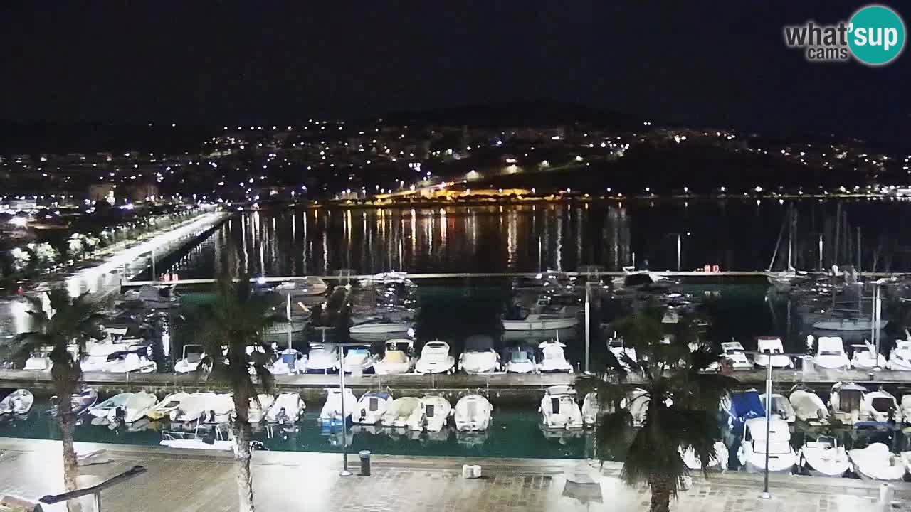 Web kamera Koper – marina i promenada – hotel Grand Koper