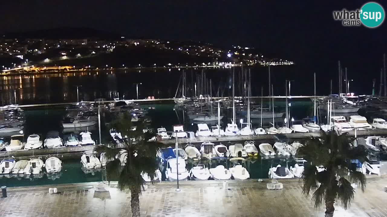 Camera en vivo Koper – puerto deportivo y paseo marítimo desde el Hotel Grand Koper