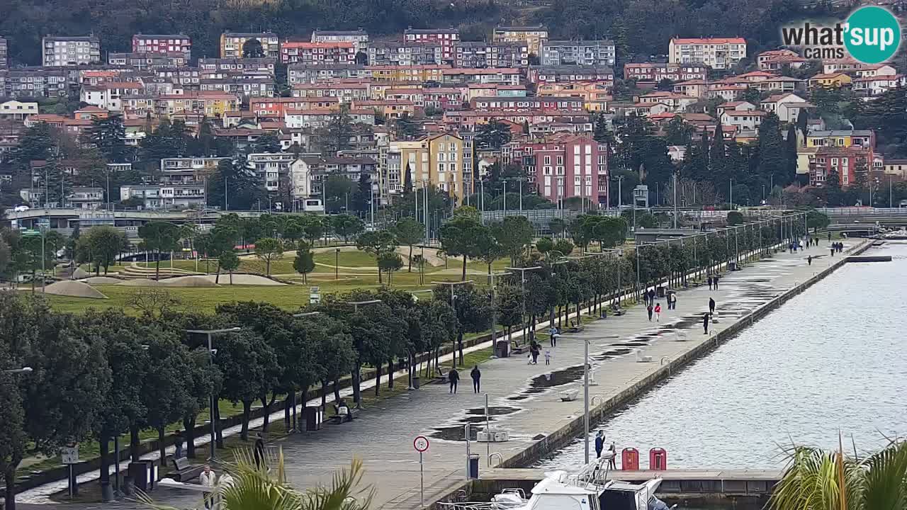 Web kamera Koper – marina i promenada – hotel Grand Koper