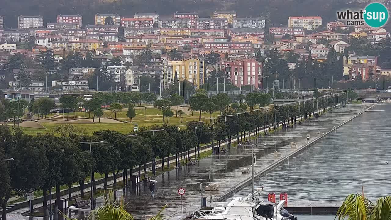 Web kamera Koper – marina i promenada – hotel Grand Koper